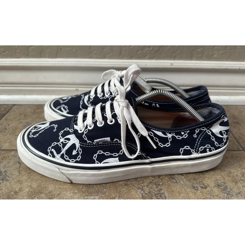 Vans Authentic 44 Deck DX Anaheim Factory Anchors Navy Sneakers 2022 Sz 13